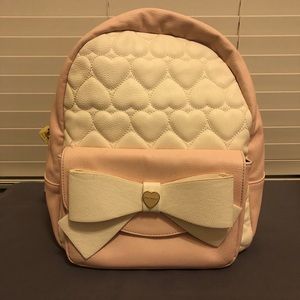 Betsy Johnson pink backpack